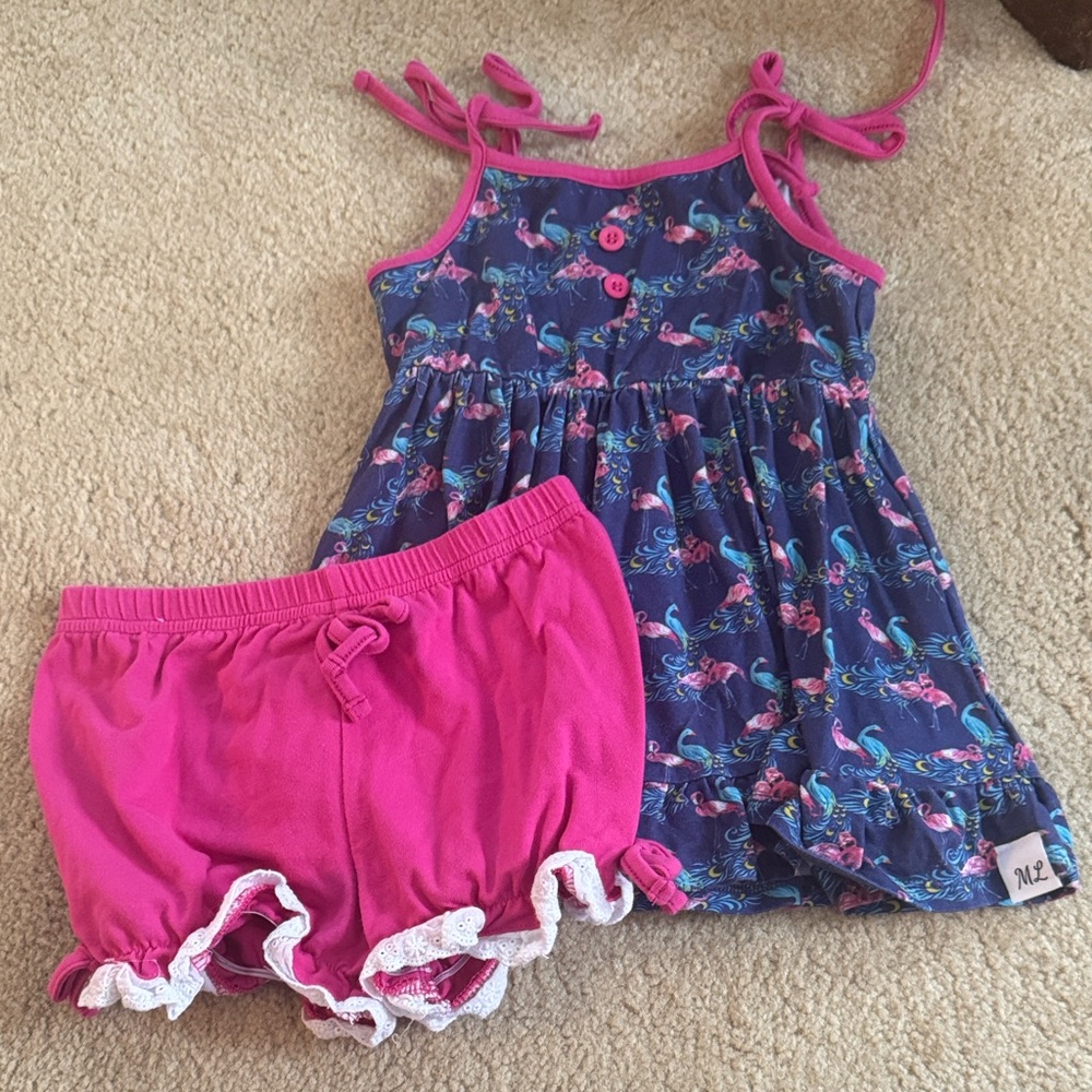 Makena Lane Flamingo Set 4